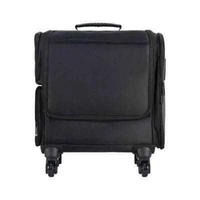 Artist - Heavy-duty cosmetic case with wheeled tool box, multi-compartment travel organizer, portable makeup for all your essentials