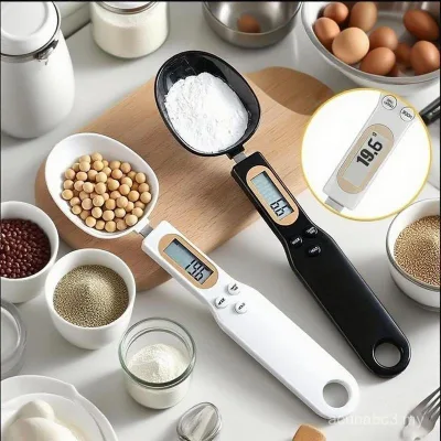 Muỗng Cân Nhà Bếp Kỹ Thuật Số, 1 Đếm Thìa Cân Thực Phẩm Điện Tử Chạy Bằng Pin, Dụng Cụ Đo Nhà Bếp Để Cân Thực Phẩm & Kiểm Soát Phần, Dụng Cụ