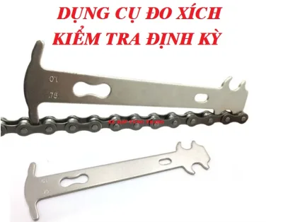dụng cụ / thước đo kiểm tra độ mòn xích lỗi bảo dưỡng xe đạp định kỳ