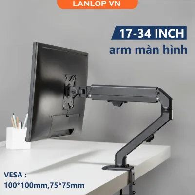Giá treo arm màn hình 17-34 inch 2-15 kg Xoay 360° và điều chỉnh đa hướng