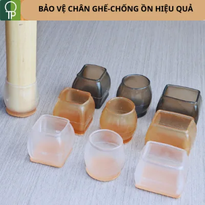 Bọc Chân Bàn Bọc Chân Ghế Silicon bảo vệ chân ghế - Chống Xước Sàn nhà HIỆU QUẢ, Chống Ồn loại tốt
