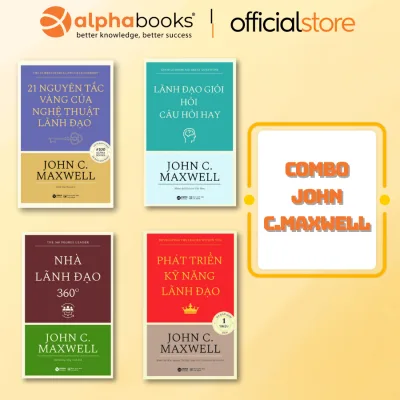 Sách - Lẻ/Combo John C.Maxwell: Lãnh đạo 360, Các Nguyên Tắc, Kỹ Năng Và Phẩm Chất Lãnh Đạo (Tái Bản Mới Nhất)
