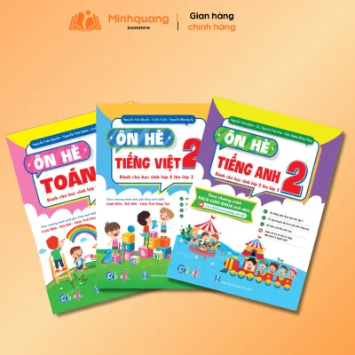 Sách - Ôn Hè Toán Và Tiếng Việt, Tiếng Anh Lớp 2 Dành Cho Học Sinh Lớp 2 Lên Lớp 3