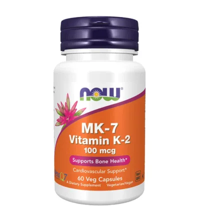 Vitamin K2 Now Mk-7 Vitamin K2 Supplement Pills 100Mcg 60 Capsules