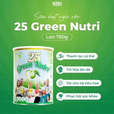 25 Green Nutri Cereal Milk with 25 Types of Beans - 750Gr Can