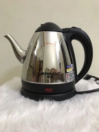Ấm siêu tốc loại có vòi 1,2lít 1350w hàng tốt inox 304