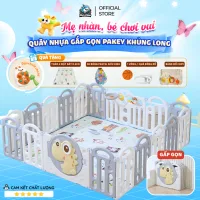 Quây Cũi Cho Bé Tặng Bóng- Thảm- Bóng Rổ, Quây Cũi Nhựa Gấp Gọn An Toàn Cho Bé, Bảo Hành Trọn Đời