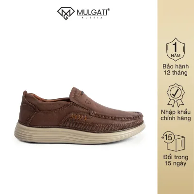 Giày da nam MULGATI Leather Driving mũi viền - 203127