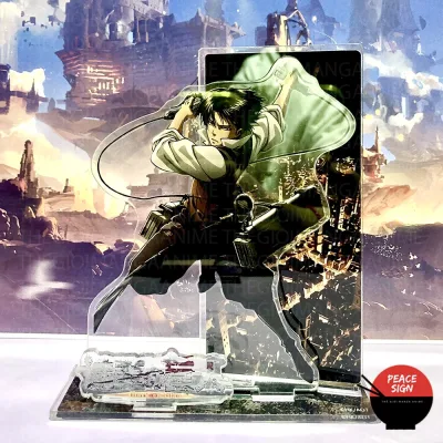 Standee ATTACK ON TITAN mô hình Đại Chiến Titan trang trí tượng mica anime chibi nhiều mẫu