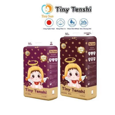 Tã bỉm Tiny Tenshi đủ size bỉm giá rẻ mềm mịn thoáng mát bỉm size to ngoại cỡ cho bé