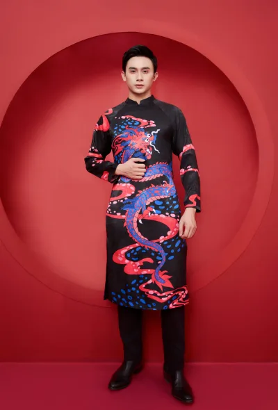 Áo dài nam cao cấp HÀ LINH THƯ