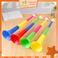 Kèn cổ vũ đồ chơi kèn loa 3 khúc loại to đẹp nhiều màu sắc - Binbibo