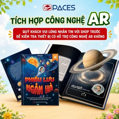 Sách 3D - KHÁM PHÁ VŨ TRỤ Tích Hợp AR Cho Bé - SPACES
