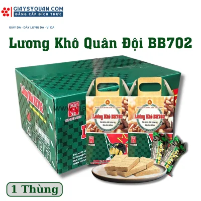 1 Thùng (6 Hộp) Lương Khô BB702 Dinh Dưỡng Thơm Ngon