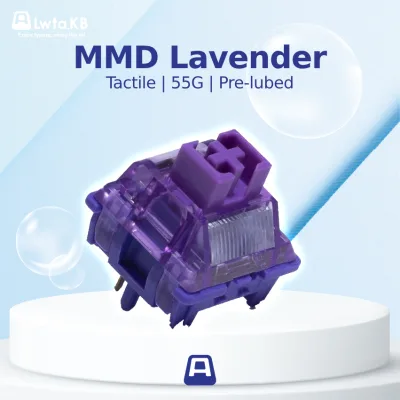 MMD Lavender Purple | Switch MMD Lavender Tactile | 55G | 5 Pin dùng cho bàn phím