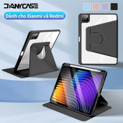 Xoay 360 độ Ốp Lưng Cho Xiaomi Pad 6 5 Pro Pad 6S Pro POCO Pad 12.1 8/8 Pro 7/7 Pro Redmi Pad SE 11 Pro 12.1 Bao Da Case