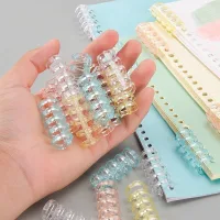 Nhiều Màu Sắc 5 Lỗ Nhựa Phân Đoạn Ràng Buộc Kẹp Sách Tập Tin Sáng Tạo Nhựa