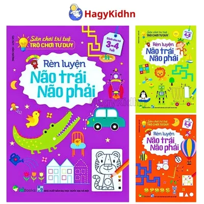 Sách - Rèn Luyện Não Trái Não Phải - Sân Chơi Trí Tuệ, Trò Chơi Tư Duy