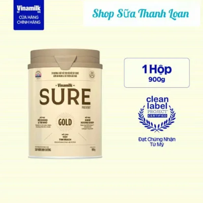 Vinamilk Sure Prevent Gold Powder Milk 900g.