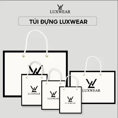 Túi đựng quà LuxWear thanh lịch và sang trọng phù hợp đựng hộp ví, hộp thắt lưng và hộp giày dép TQ01