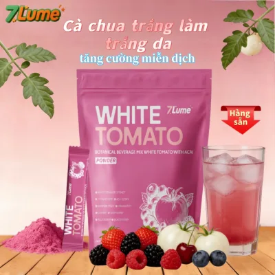 7Lume Thức Uống Cà Chua Trắng 9 Trong 1 Quả Mọng Mix Bổ Sung Dưỡng Trắng Da Tăng Sức Đề Kháng