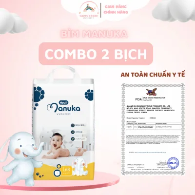 Tã Bỉm MANUKA chính hãng mềm mỏng đủ size tã/bỉm/quần Manuka,Bỉm Organic dán/quần.