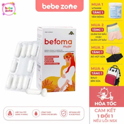 Vitamin bổ bầu Befoma - Bổ sung vitamin & khoáng chất trước, trong thai kỳ và sau sinh