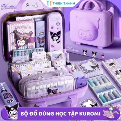 Kuromi Stationery Gift Set for Students, Cute Pens and Rulers for Children