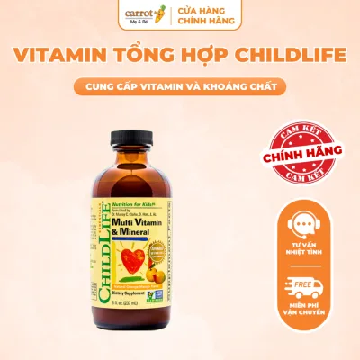 Vitamin Tổng Hợp Multi Vitamin & Mineral ChildLife Cung Cấp Các Vitamin Và Khoáng Chất