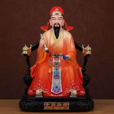 Hoàng Đế Trang Trí Bàn Học Thờ Cúng Tại Nhà Nhựa Thọ Sao Văn Chương Danh Sách Vàng Tượng Thân Thật Đồ sưu tầm-Bảo hành 2 năm