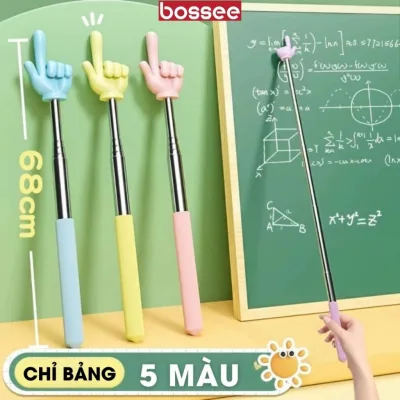 Que Chỉ Bảng Gậy Đọc Sách Ngón Tay Gấp Gọn Dài Tối Đa 69cm - Chất Liệu Thép Không Rỉ, Đồ Chơi Cho Bé,Tay Cầm Chống Trượt