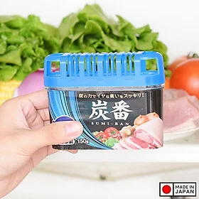 Sáp khử mùi tủ lạnh - than hoạt tính Kokubo 150g - Hàng Nội Địa Nhật Bản