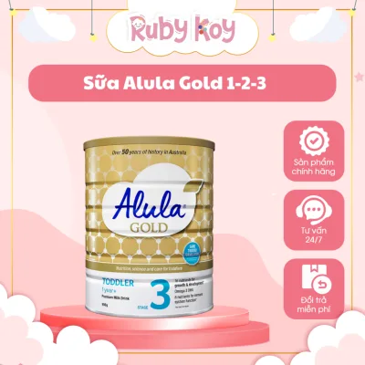 Sữa Alula Gold Úc lon 900g giúp Bé phát triển, bổ sung Vitamin và Khoáng chất đủ số 1 -2-3-4