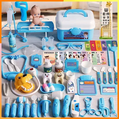 Moontoy Đồ Chơi Bác Sĩ Trẻ Em, Gồm Hộp Y Tế Y Tá, Tiêm Ống Nghe Dụng Cụ Cho 2 - 6 Tuổi Đồ Chơ