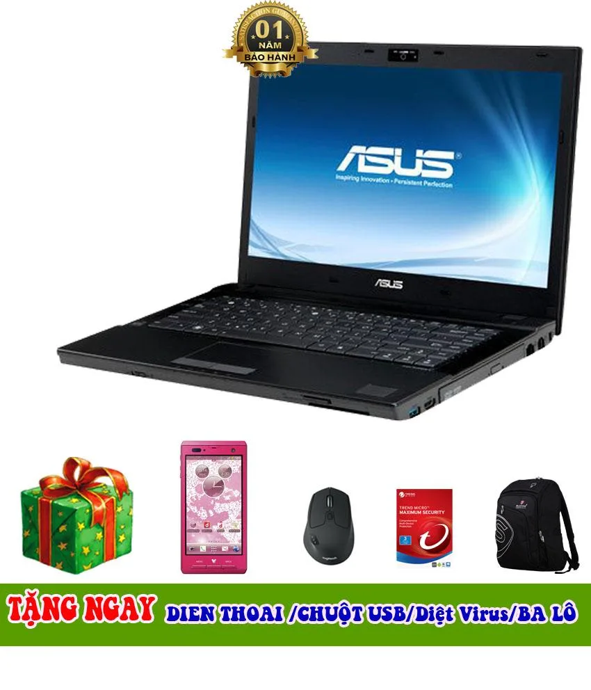 Laptop nhập khẩu mỹ Asus B53E Core i5, ram 6GB, 256GB SSD, cấu hình cao chơi game ổn