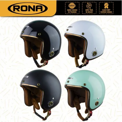 Genuine Rona R8 3/4 Motorcycle Helmet Without Glasses, Freesize Motorcycle Helmet for Both Men and Women - Rona Helmet
