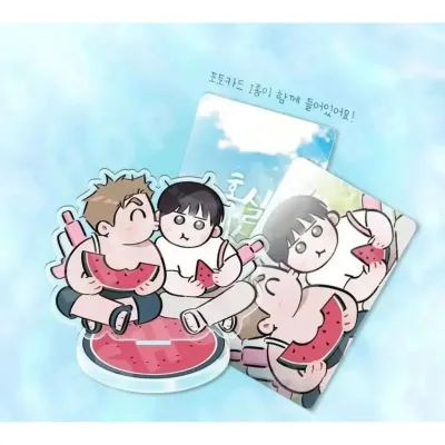 Mô hình Standee Red Thread Quest Sợi Chỉ Đỏ Acrylic Anime Manhwa BL trang trí bàn học quà tặng kèm photocard bo góc