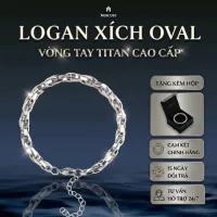 Vòng tay titan không gỉ LOGAN freesize kèm hộp cao cấp MERCURY quà tặng bạn trai
