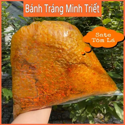 Bánh tráng sate tôm lá Tây Ninh