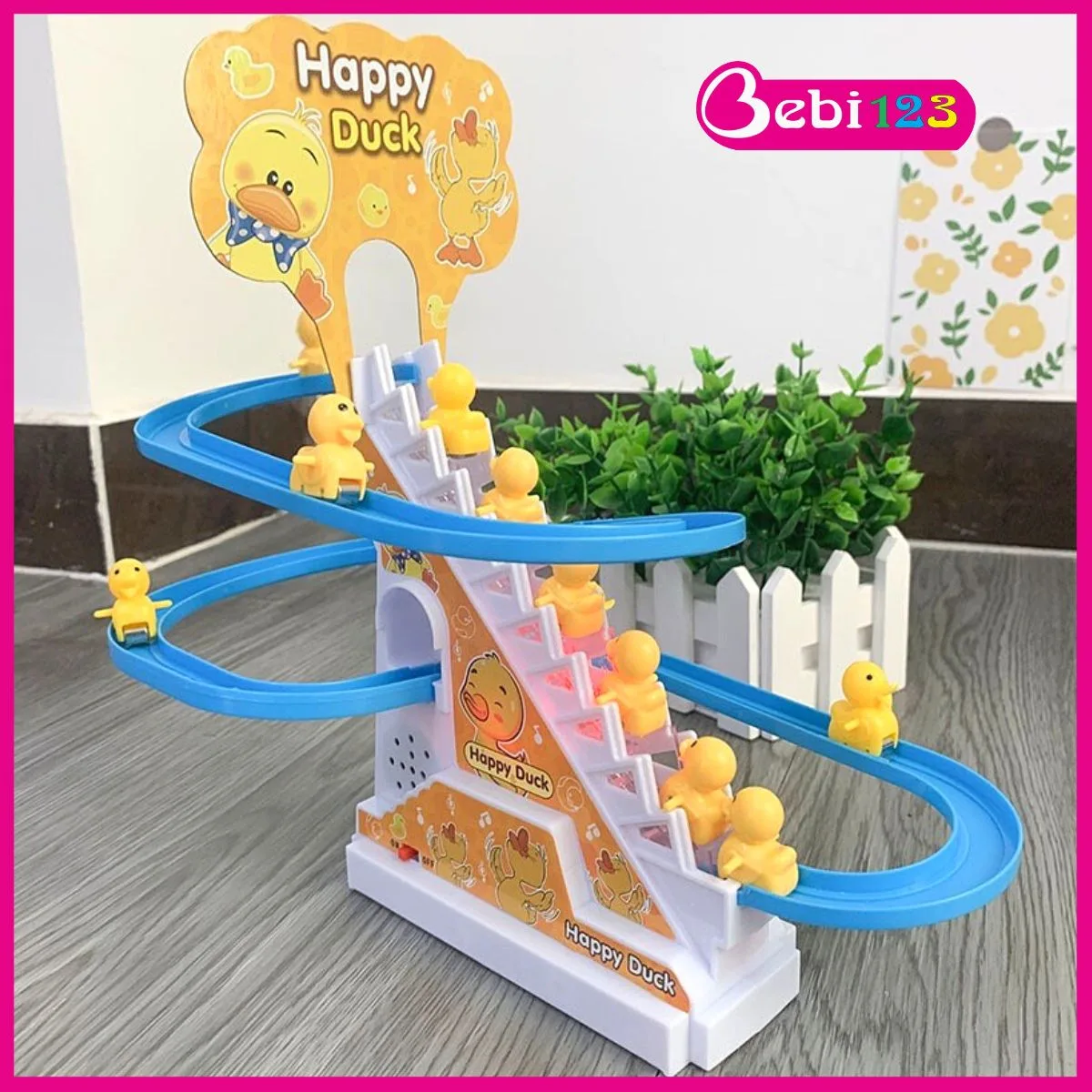 Đồ chơi Vịt Leo Thang phát nhạc cho bé yêu