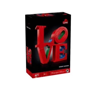Tương thích với LEGO Art Life Series LOVE Tượng điêu khắc 31214 Đồ chơi khối xây dựng Quà tặng ngày Valentine cho bé gái