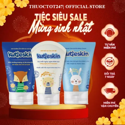 ✅ (Genuine) Kutieskin Skin Care Cream to Eliminate Eczema, Rashes, Itching, Diaper Rash, Moisturizing Tub 30g