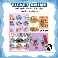 Ticket Mica Gacha Anime Hiệu Ứng Kim Tuyến Lấp Lánh (Đọc mô tả)