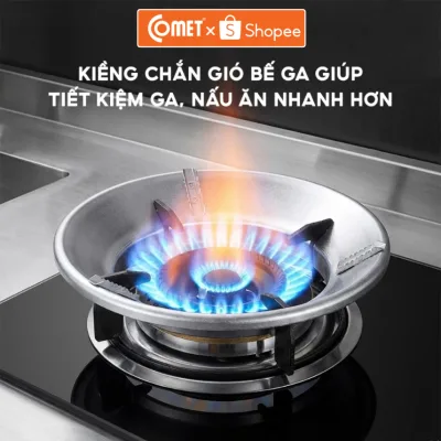 Kiềng Chắn Gió Bếp Gas - Combo 2 Chiếc Kiềng Cản Gió Bếp Gas Giúp Tiết Kiệm Gas Dùng Mọi Loại Bếp