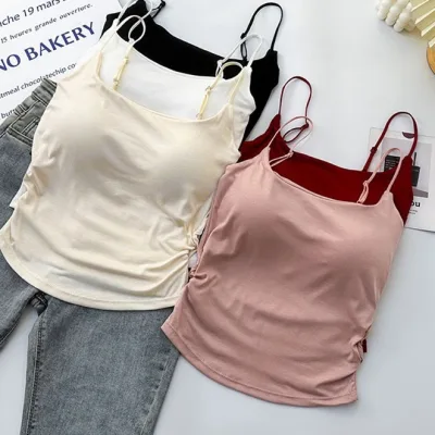 Áo Bra Nữ 2 Dây Dáng Dài Kèm Mút Ngưc Thiết Kế Sườn May Nhún Điệu Đà mã 2318