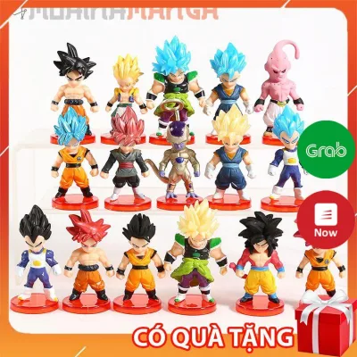 Mô hình Dragon Ball 7 Viên Ngọc Rồng Son Goku Black Goku Gogeta Vegito Broly Mabu Frieza Vegeta Gohan Saiyan