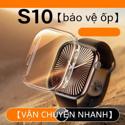 Ốp kèm kính cường lực bảo vệ đồng hồ thông minh dành cho apple watch Series 11 10 9 8 7 SE3 49mm 42/46mm 44/45mm