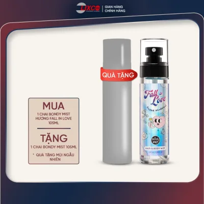Xịt thơm toàn thân Hair & Body Mist 105ml Bondy Mist
