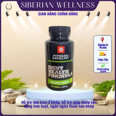 Thực phẩm Siberian Glucosamine & Chondroitin, hỗ trợ chức năng vận động khớp, chai 120 viên.