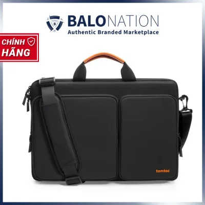 Tomtoc Defender A42 Briefcase - A42G1D1 17-Inch Laptop Shockproof Crossbody Bag / Briefcase - A42G1D1 Is Thin and Light, with a Suitcase Strap